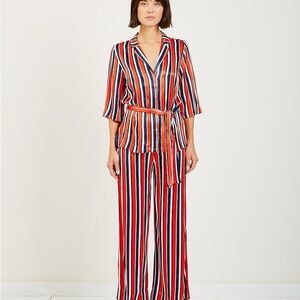 Striped Lounge Wear Matching Set